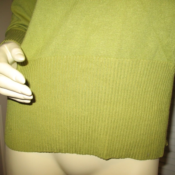 New Vintage Y2K 90s Hillard & Hanson Sweater Top Cottagecore Preppy Classic Chic - Picture 5 of 8